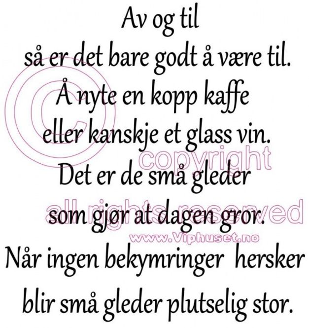 Hovedbilde Av og til 