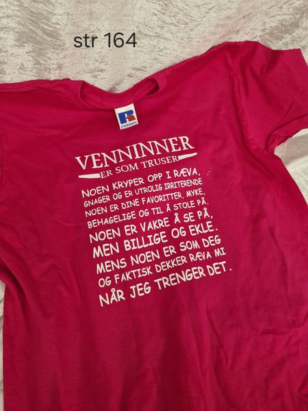 Venninner er som truser str 164