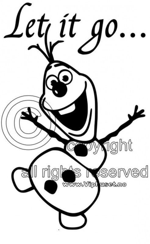 Let it go - Olaf - Til toalett 