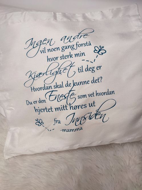 Hovedbilde Ingen andre putetrekk 45x45 ...