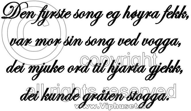 Hovedbilde Den fyrste song