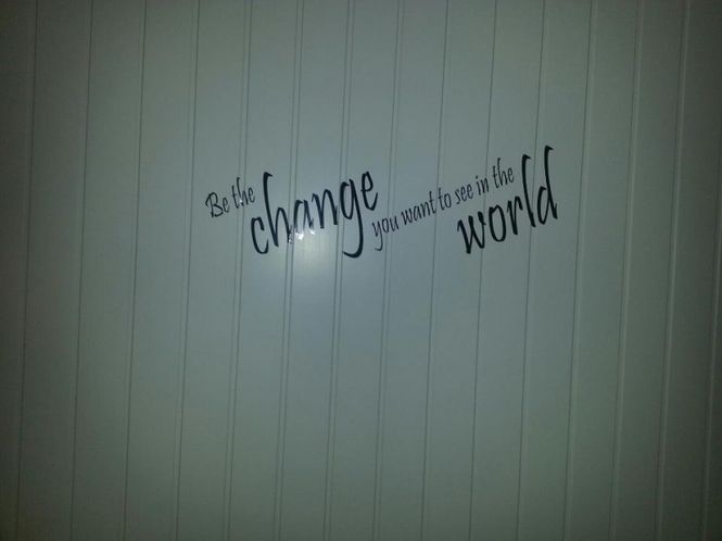 Hovedbilde Be the change