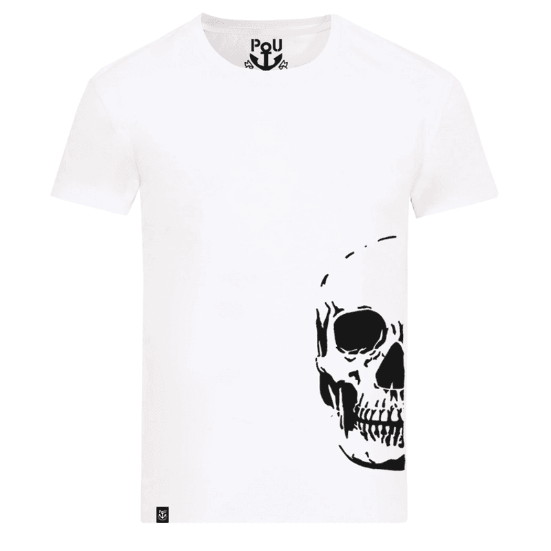 Wesley t-shirt hvit Str S