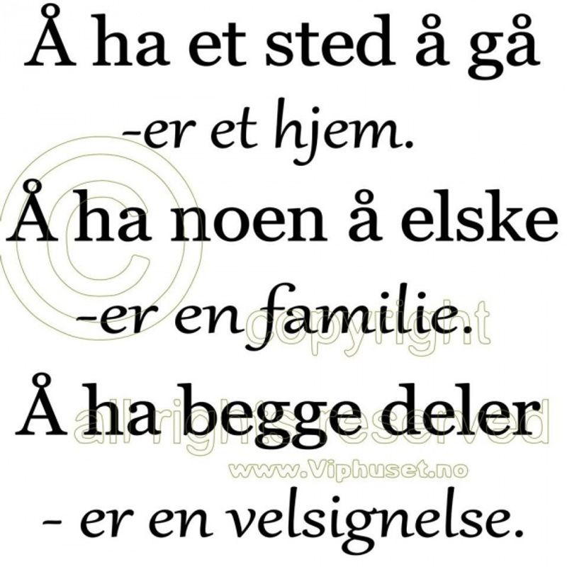 Å ha et sted