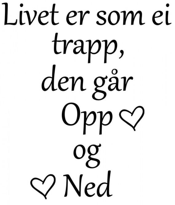 Hovedbilde Livet er som en trapp