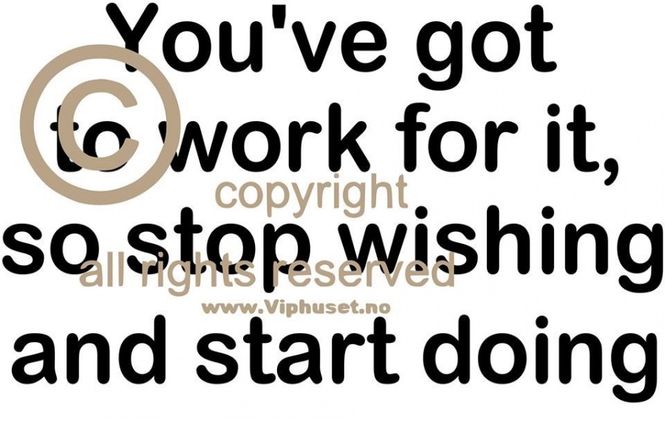 Hovedbilde Youve got to work