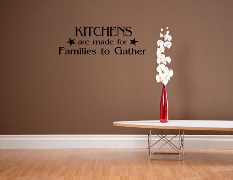 Kitchens are made for