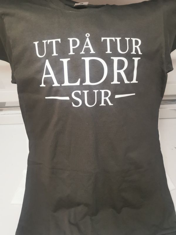 Ut på tur aldri sur 