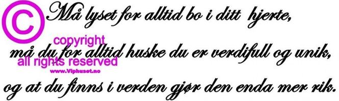 Hovedbilde Må lyset for alltid