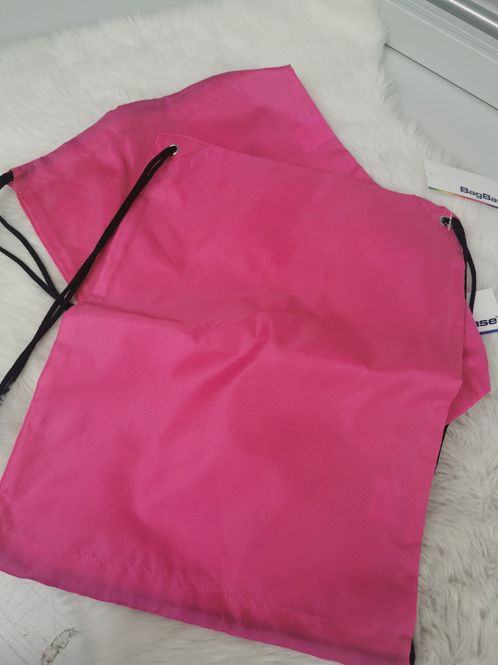 Hovedbilde Gymbag rosa med navn 