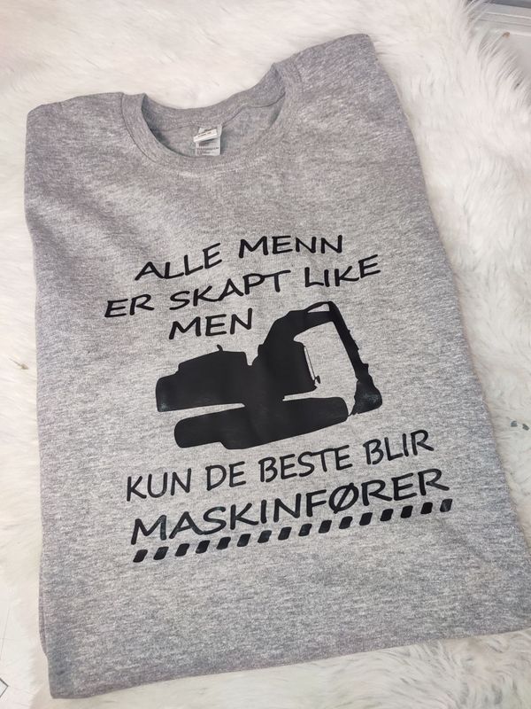 Alle menn/kvinner  maskinfører