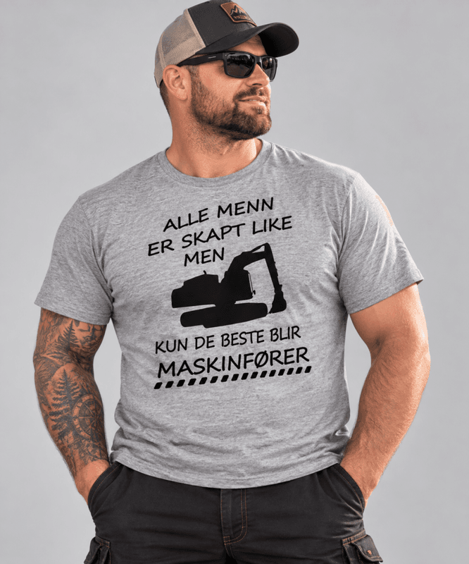 Alle menn/kvinner  maskinfører