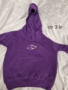 Hovedbilde Hettegenser lilla fantorangen ...