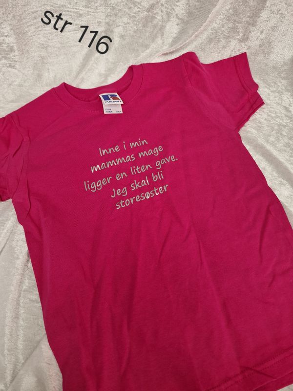 Inne i min mammas rosa m sølv ( str 116)