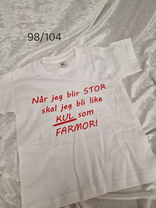Hovedbilde Hvit når jeg blir stor farmor ...