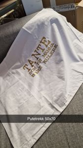 Hovedbilde Putetrekk 50x 70 cm tante som